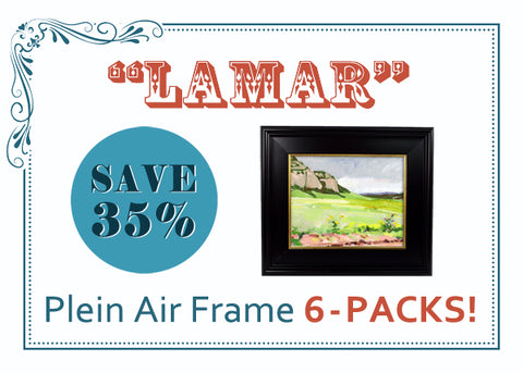 "Lamar"™ Plein Air Frame - 6 Pack