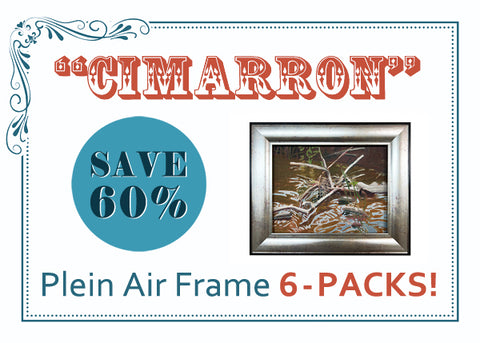 "Cimarron"™ Plein Air Frame - 6 Pack