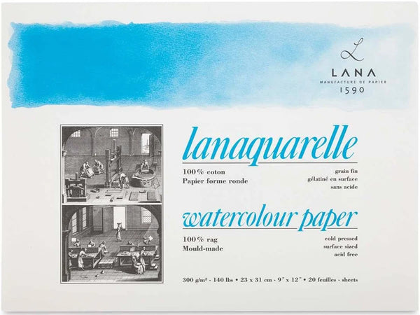 Lanaquarelle Watercolor Block, Cold Press