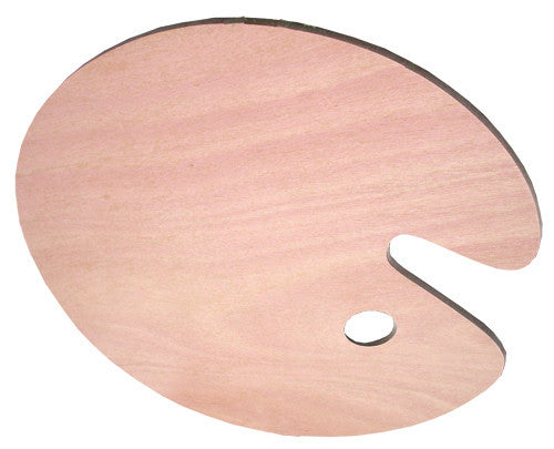Plywood Arm Palette for Right Handed Painters