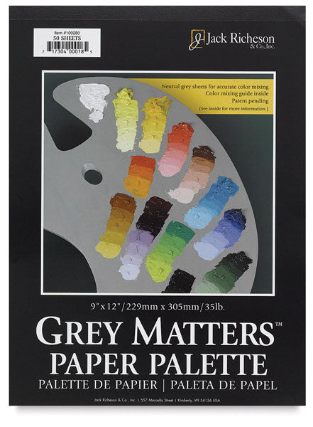 Grey Matters Disposable Palette Pad