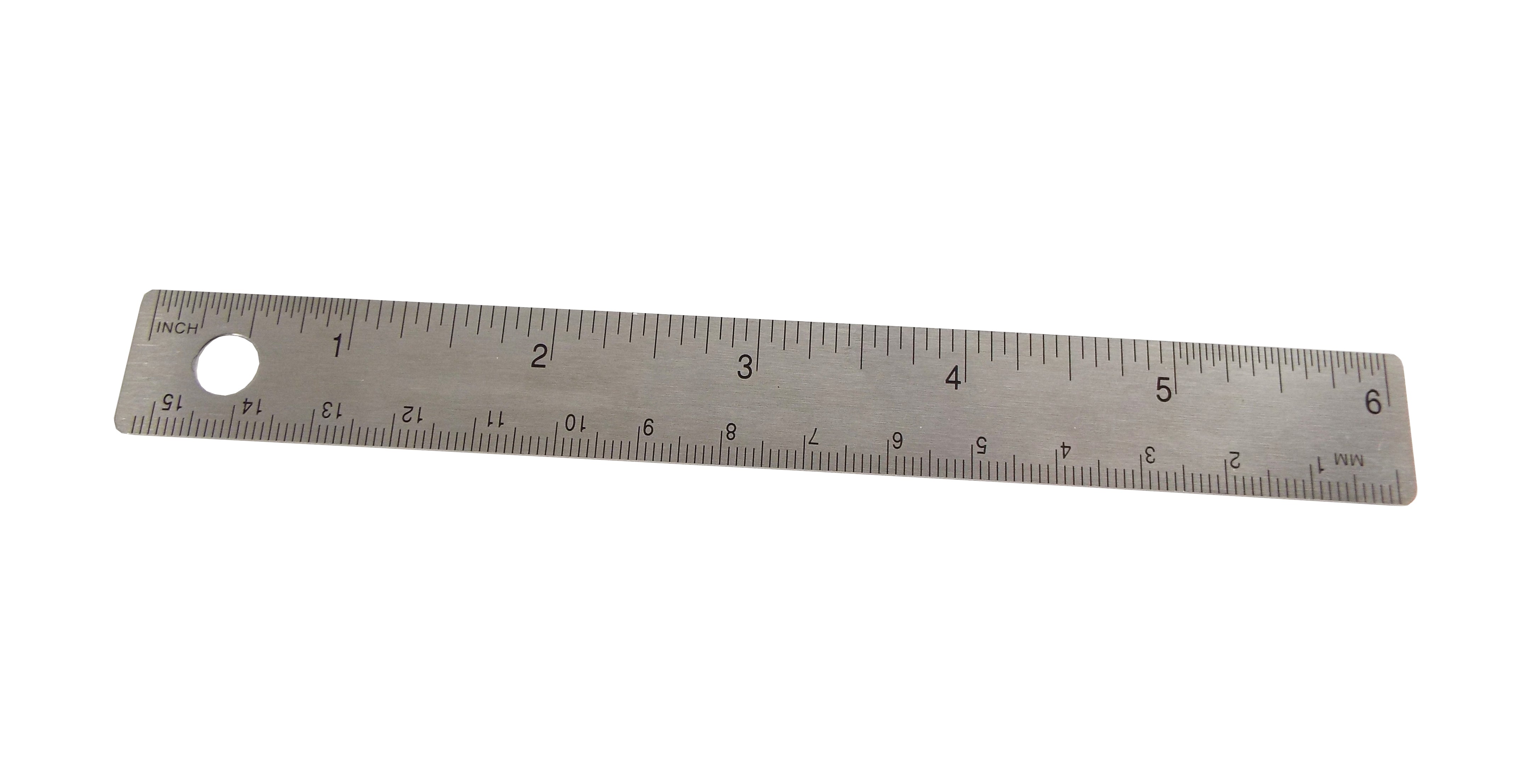 Double Side Stainless Steel 6 Inch Ruler