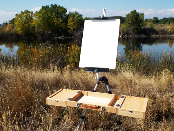 Watercolor easel for metal palettes (made to order) - Martletpochades