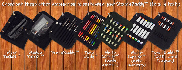 Guerrilla Sketcher® Mesh Pocket™ (with zipper closure)