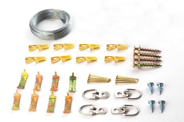 Picture Hanging Kit with Bear Claw Hangers