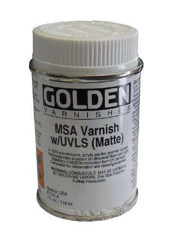 Golden Waterborne Acrylic Varnish UVLS Gloss 8oz