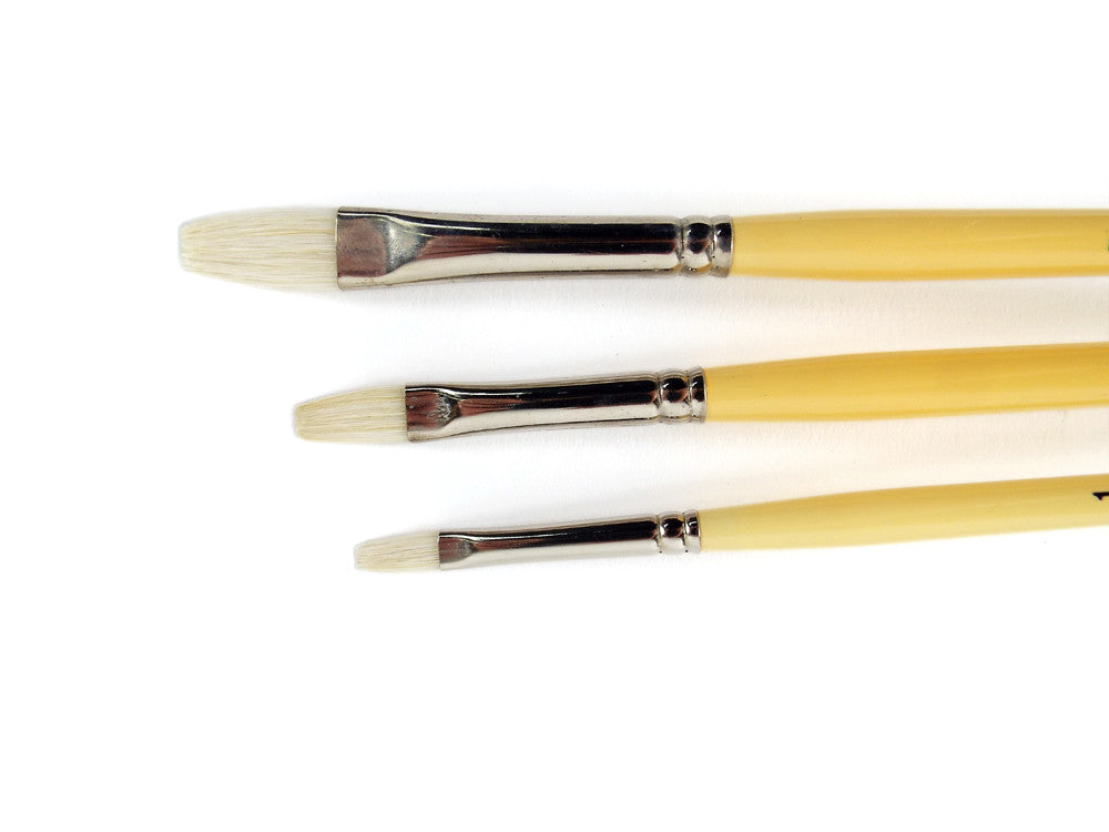 Guerrilla Painter® Bristle Brushes - Flat - Judsons Art Outfitters