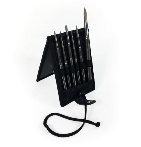 Richeson Grey Matters™ Pocket Brushes -- Synthetic for Watercolor