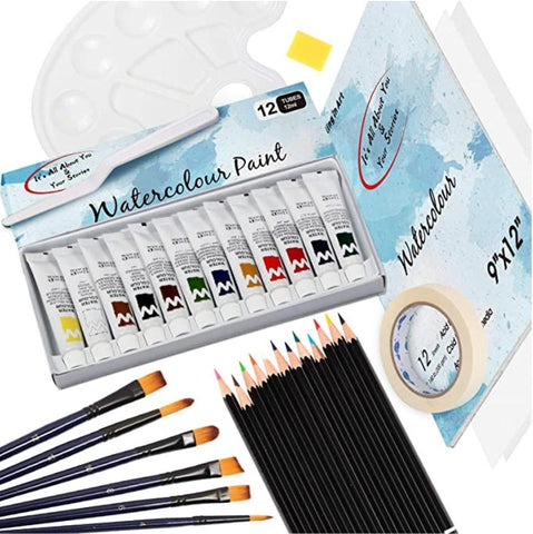 Falling in Art Watercolor Paint Set