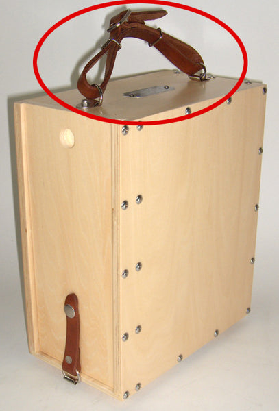 Harness Leather Handle with D Rings